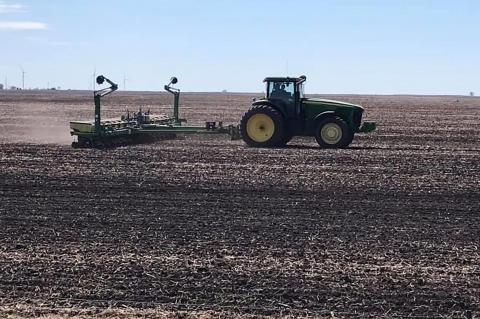 FARMERS BEGIN WORK IN THE FIELDS