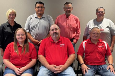 Wagner School Board members are, back row from left: Darcy Kaberna, Daniel Dion, Chad Kreeger, Traci Payer; front row: Jamie Tjeerdsma, Jay Kokes and Brad Lhotak. Courtesy Photo