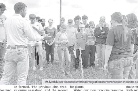 Mr. Mark Misar discusses vertical integration of enterprises on the same piece of ground. Courtesy Photos