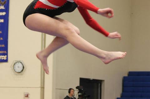 WAGNER-BON HOMME GYMNASTS PLACE 7TH AT STATE