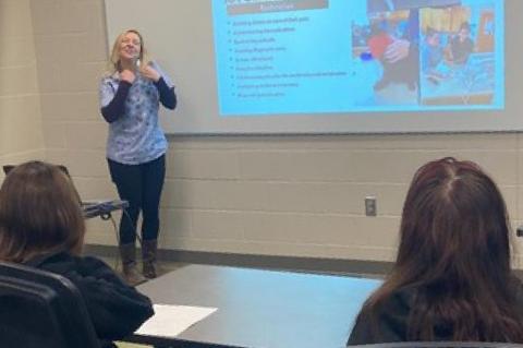 SPEAKERS VISIT ANDES CENTRAL DURING WEEK OF WORK