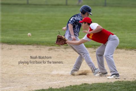 AVON TEENERS HIT THE FIELD LAST TUESDAY