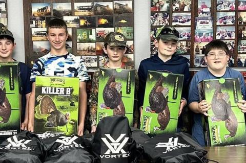 Pictured are, from left: Taylor Kirchner, Wyatt Griese, Gunner Werkmeister, Jameson Stevens, Chase Lentsch, Collin Cogswell, Jeren Scheff, Corbin Bogenhagen, Braxton Burns, Eric Brumbau.