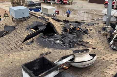 LAKE ANDES FIRE DEPARTMENT ASSISTS WAGNER WITH WAGNER GOOD SAMARITAN FIRE 