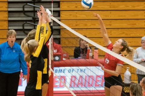 LADY RED RAIDERS STORM PAST AC/DC THUNDER