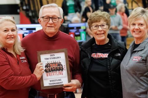 Tom and Vicki Studelska with their daughters Jody Kocer and Kelly CCimpl.Photo by Barb Pechous