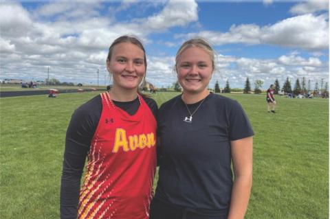 Lila Vanderlei and Kaeli Wallinga were named to the Academic All-State Team for Track and Field. In order to qualify for this honor, students must maintain a 3.5 GPA and participate in track all four years. Courtesy Photo