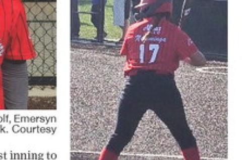 Johanna Namminga at bat.