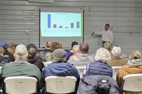 Charles Mix Electric Manager, Russell Gall, presented a slide show to help explain the need for an increase in rates, as well as how the rate structure itself will be changing.