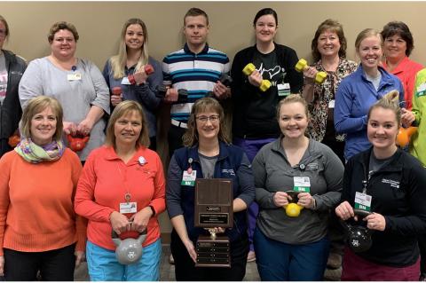 WAGNER COMMUNITY MEMORIAL HOSPITAL-AVERA 2020 FEBRUARY FITNESS BUSINESS CHALLENGE CHAMPIONS