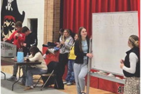 COLD WEATHER CAN'T STOP JUNIOR CLASS FUNDRAISER