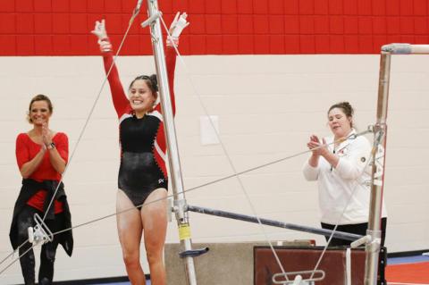 WAGNER BON HOMME GYMNASTS WIN TRIANGULAR