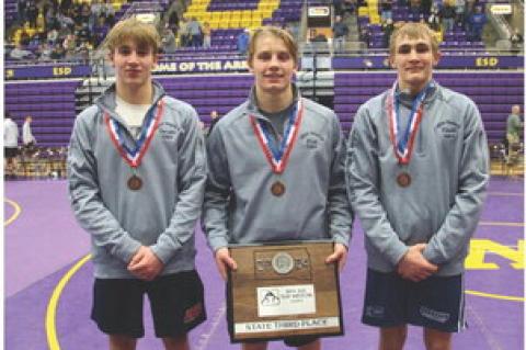 BHA WRESTLERS BRING HOME 3RD PLACE