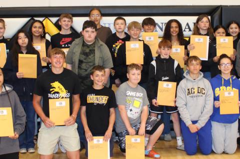Pictured above are students from the 'A Honor Roll'. Below are students from the 'B Honor Roll'. Courtesy Photos.