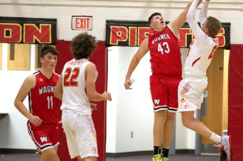 WAGNER RAIDERS DEFEAT AVON PIRATES 62-34