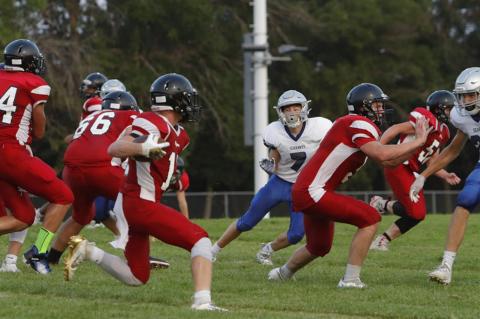 RAIDERS TAKE THE LOSS IN SEASON OPENER AGAINST BRIDGEWATER-EMERY