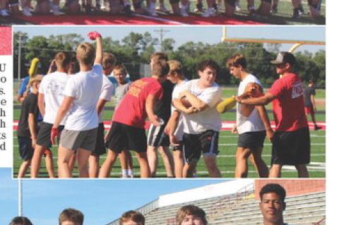 AVON PIRATES FOOTBALL PLAYERS ATTEND WAGNER FOOTBALL CAMP