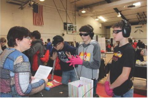 AVON 8TH GRADERS ATTEND CAREER FAIR