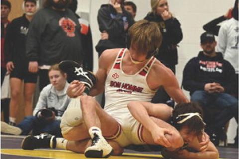 WRESTLERS COMPETE AT WINNER INVITATIONAL