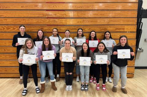 VOLLEYBALL TEAM EARNS ACADEMIC ALL-STATE HONORS