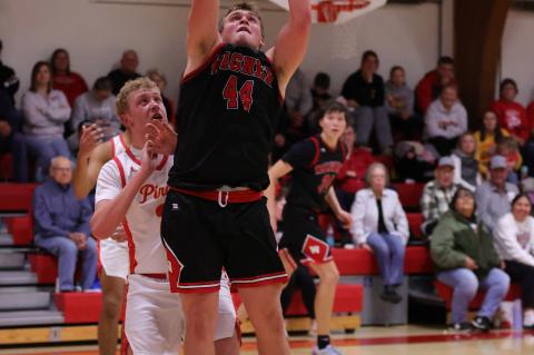 Parker Petry goes up for the basket.