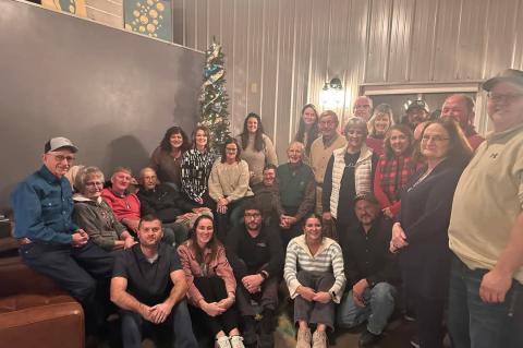 Rotary gathered at Choteau Creek Brewery on December 17th.At the January 8 Rotary meeting, it was declared 'Joe Stedronsky day' to honor the late Rotary member, Joe Stedronsky, and his dedication to Rotary, family, his church, and his community.COURTESY P