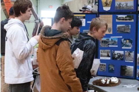 EIGHTH GRADERS ATTEND CAREER FAIR AT WAGNER ARMORY